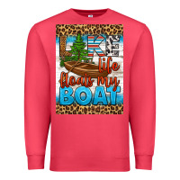 Cardinal lake life floats my boat air freshener Premium Sweatshirt - HRA Design Shop