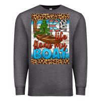Charcoal Heather lake life floats my boat air freshener Premium Sweatshirt - HRA Design Shop