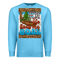 Ocean Blue lake life floats my boat air freshener Premium Sweatshirt - HRA Design Shop