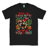 Black giddy up jingle horse pick up your feet Classic Tee - MaliasSmallBusiness