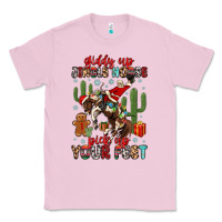 Bubblegum Pink giddy up jingle horse pick up your feet Classic Tee - MaliasSmallBusiness
