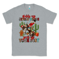 Heather Grey giddy up jingle horse pick up your feet Classic Tee - MaliasSmallBusiness