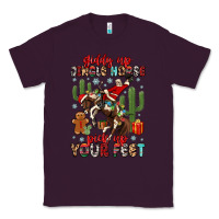 Plum giddy up jingle horse pick up your feet Classic Tee - MaliasSmallBusiness