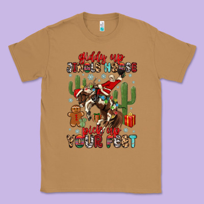 Classic Tee giddy up jingle horse pick up your feet