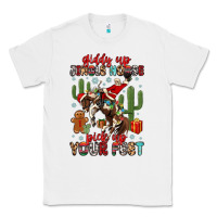 White giddy up jingle horse pick up your feet Classic Tee - MaliasSmallBusiness