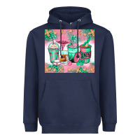 Navy certified nursing assistant coffee cups Heavyweight Hoodie - Zillion Design Studio