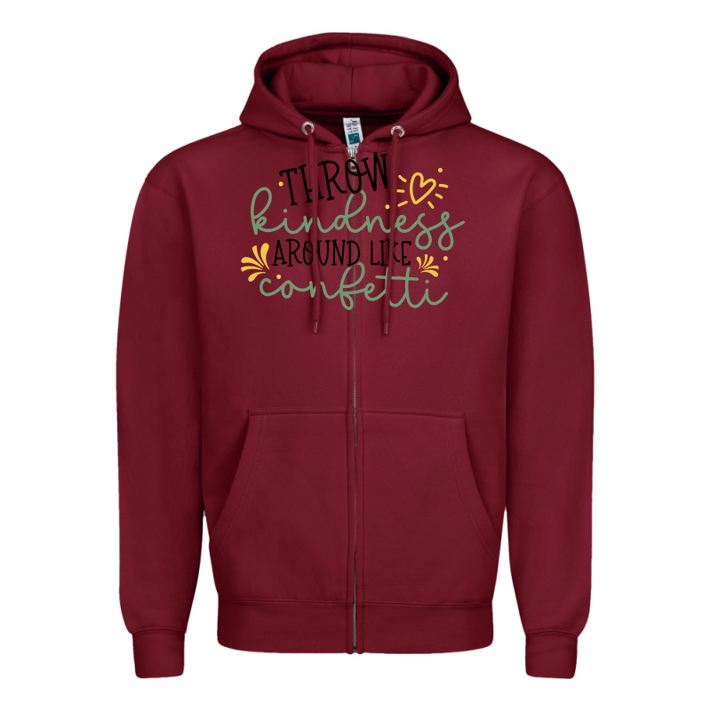 Kindness Zipper Hoodie by Unal Design | Teevron