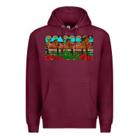 Burgundy horses roses ann cactuses license plate Premium Hoodie - Artiststas