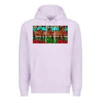 Lilac horses roses ann cactuses license plate Premium Hoodie - Artiststas