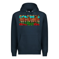 Navy horses roses ann cactuses license plate Premium Hoodie - Artiststas