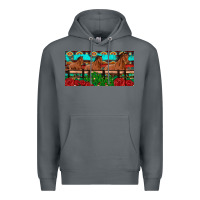 Rock horses roses ann cactuses license plate Premium Hoodie - Artiststas