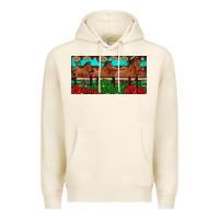 Tofu horses roses ann cactuses license plate Premium Hoodie - Artiststas