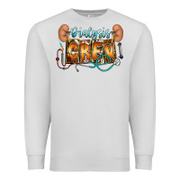 Dove Grey dialysis crew Premium Sweatshirt - CowhideDigitalArt