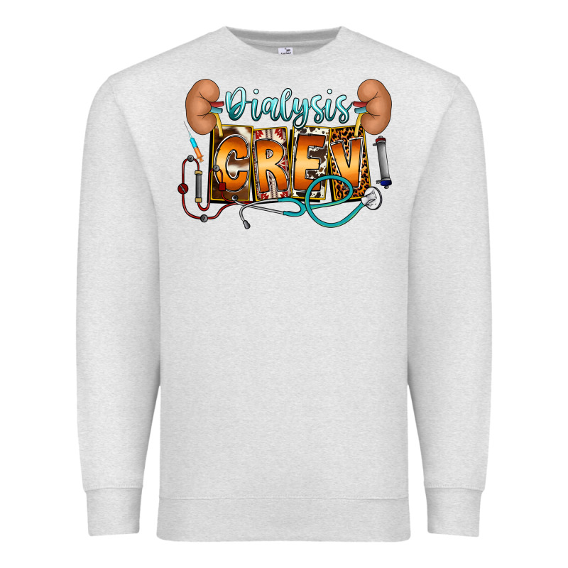 Dialysis Crew Premium Sweatshirt by CowhideDigitalArt | Teevron