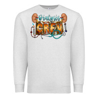Oatmeal Heather dialysis crew Premium Sweatshirt - CowhideDigitalArt