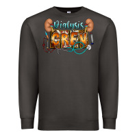 Smoke dialysis crew Premium Sweatshirt - CowhideDigitalArt