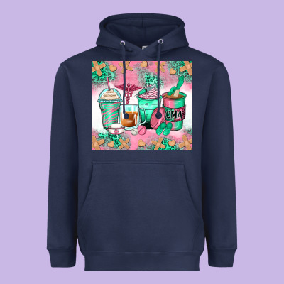Certified Medical Assistant Coffee Cups Heavyweight Hoodie Designed By Zillion Design Studio
