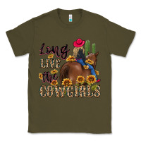 Army Green long live the cowgirls Classic Tee - MaliasSmallBusiness