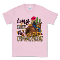 Bubblegum Pink long live the cowgirls Classic Tee - MaliasSmallBusiness