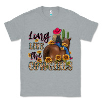 Heather Grey long live the cowgirls Classic Tee - MaliasSmallBusiness