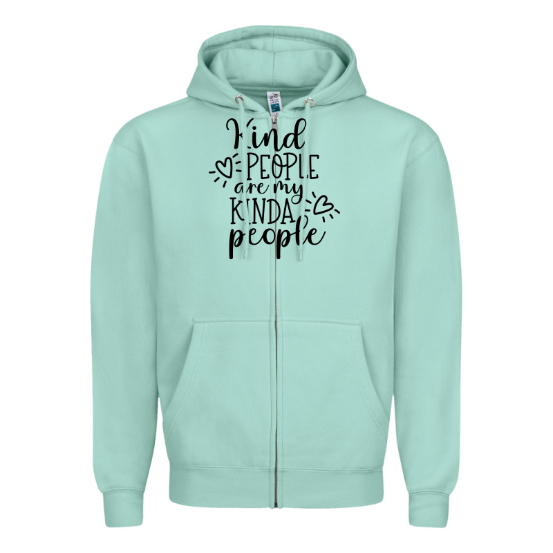 Kind Zipper Hoodie by Unal Design | Teevron