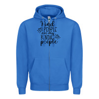 True Royal kind Zipper Hoodie - Unal Design