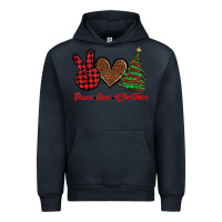 Navy peace love christmas Urban Hoodie - BarkalooDesign