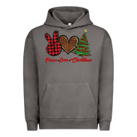 Pigment Tornado peace love christmas Urban Hoodie - BarkalooDesign