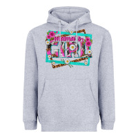 Heather Grey mamas girl Heavyweight Hoodie - texasbilliewilder