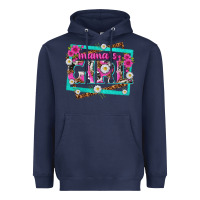 Navy mamas girl Heavyweight Hoodie - texasbilliewilder