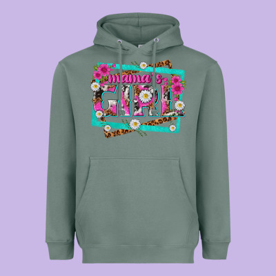 Mamas Girl Heavyweight Hoodie Designed By Texasbilliewilder