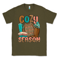 Army Green cozy season Classic Tee - MaliasSmallBusiness