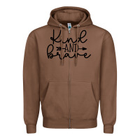 Chestnut kind Zipper Hoodie - Unal Design
