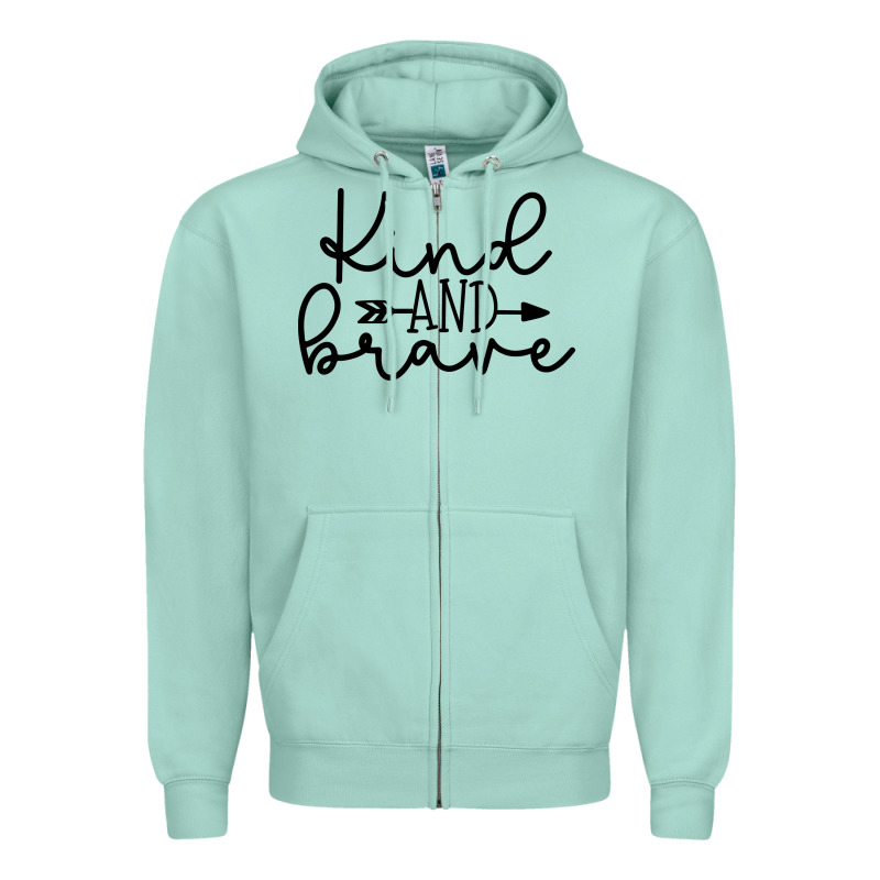 Kind Zipper Hoodie by Unal Design | Teevron