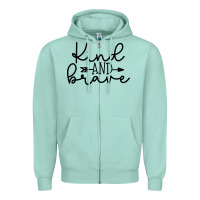 Seafoam kind Zipper Hoodie - Unal Design