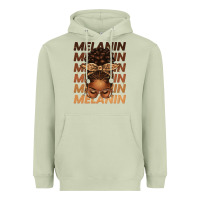 Matcha melanin afro messy bun Heavyweight Hoodie - texasbilliewilder