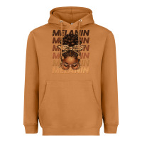 Meerkat melanin afro messy bun Heavyweight Hoodie - texasbilliewilder