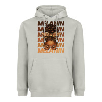 Moon Dust melanin afro messy bun Heavyweight Hoodie - texasbilliewilder