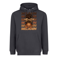 Smoke melanin afro messy bun Heavyweight Hoodie - texasbilliewilder