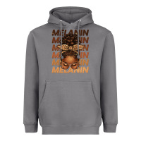 Storm melanin afro messy bun Heavyweight Hoodie - texasbilliewilder