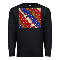 Black 4th of July USA flag leopard cowhide 20oz tumbler Premium Sweatshirt - Neo Western