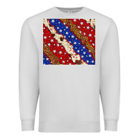 Dove Grey 4th of July USA flag leopard cowhide 20oz tumbler Premium Sweatshirt - Neo Western