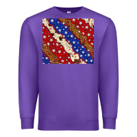 Purple 4th of July USA flag leopard cowhide 20oz tumbler Premium Sweatshirt - Neo Western