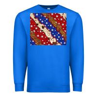 True Royal 4th of July USA flag leopard cowhide 20oz tumbler Premium Sweatshirt - Neo Western
