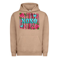 Pigment Burro xoxo valentines day leopard glitter brushstroke Urban Hoodie - Jasminsmagicworld