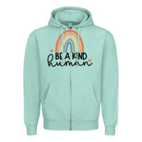 Seafoam be a kind Zipper Hoodie - Unal Design