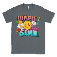 Charcoal Heather hippie soul Classic Tee - MaliasSmallBusiness