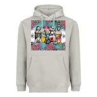 Moon Dust cartoon characters coffee cups Heavyweight Hoodie - Zillion Design Studio
