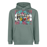 Sage cartoon characters coffee cups Heavyweight Hoodie - Zillion Design Studio
