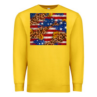 Lemon 4th of July USA flag leopard sunflower 20oz tumble Premium Sweatshirt - Neo Western